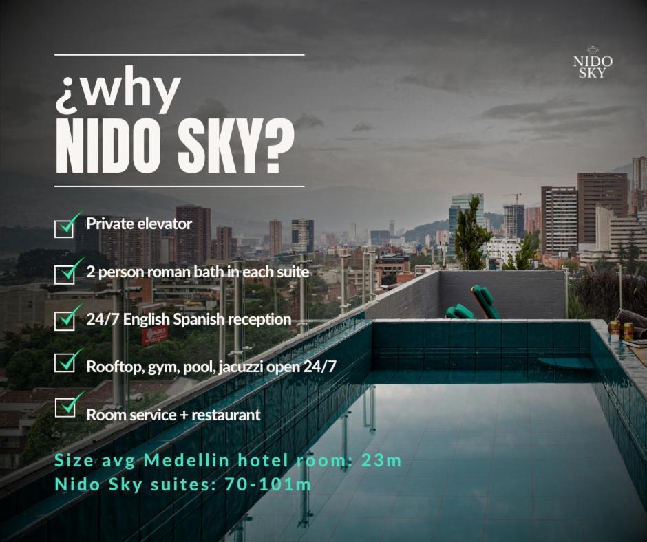 Nido Sky Aparthotel Μεντεγίν Εξωτερικό φωτογραφία